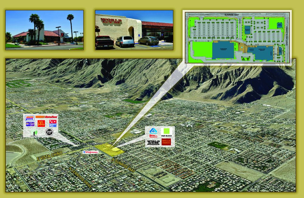 Sunrise Square Shopping Center: 1751 N Sunrise Way, Palm Springs, CA 92262